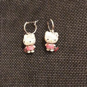 Swarovski Hello Kitty Earrings!